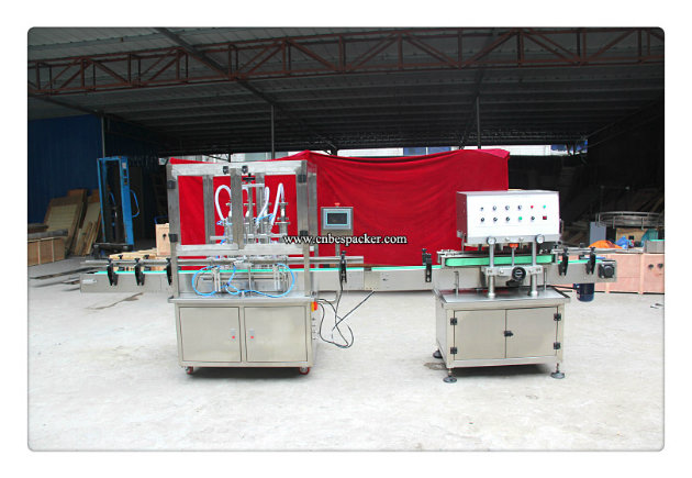 Auto Linear Liquid Small Bottle Filling and Capping Machine