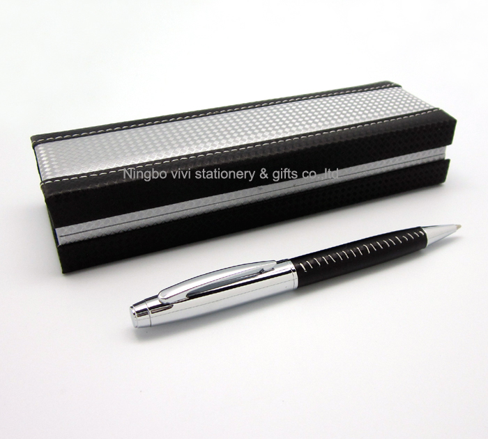 High Quality Leather Ball Pen for Custom Gift Set (BP0036A)