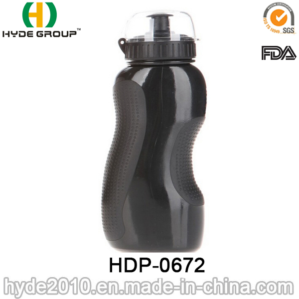 500ml BPA Free Plastic Sport Water Bottle with Straw, PE Plastic Sport Water Bottles (HDP-0672)