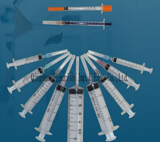 Medical Disposable Sterile Syringes 1ml -60ml with Needle (XT-FL095)