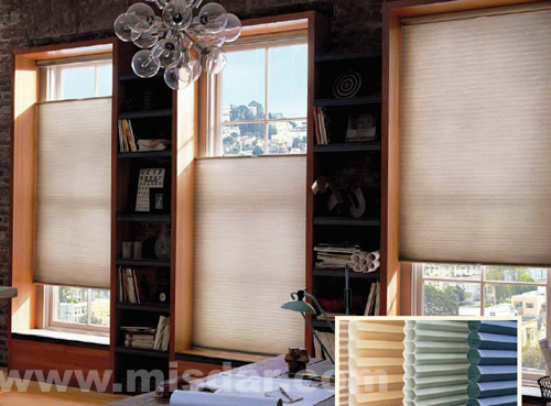 High Quality Cellular Blind with Black out Fabric