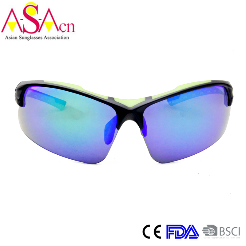 Men's Fashion Designer UV400 Protection PC Sport Sunglasses (14367)