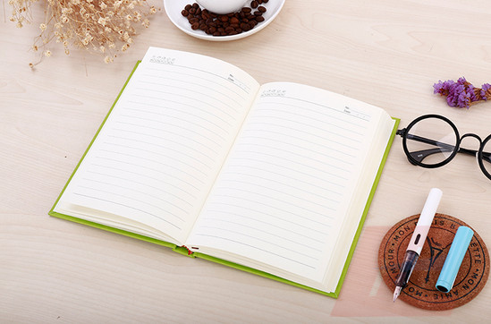 Cutom Made Business PU Hardcover Leather Notebook