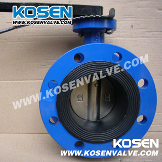 DIN Cast Iron Gear Box Butterfly Valve (D341X)