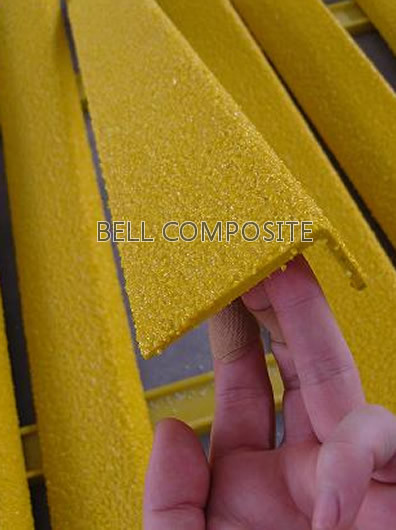 FRP/GRP Stairtread Cover, Fiberglass Stairtread, an-Slip Stair Nosing.