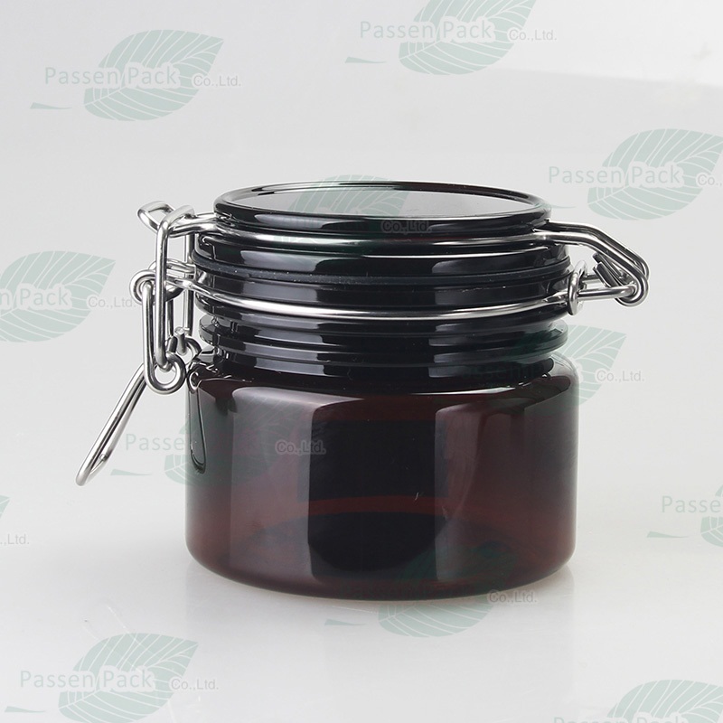 Pet Plastic Airtight Jar with Silicone Seal Ring (PPC-28)