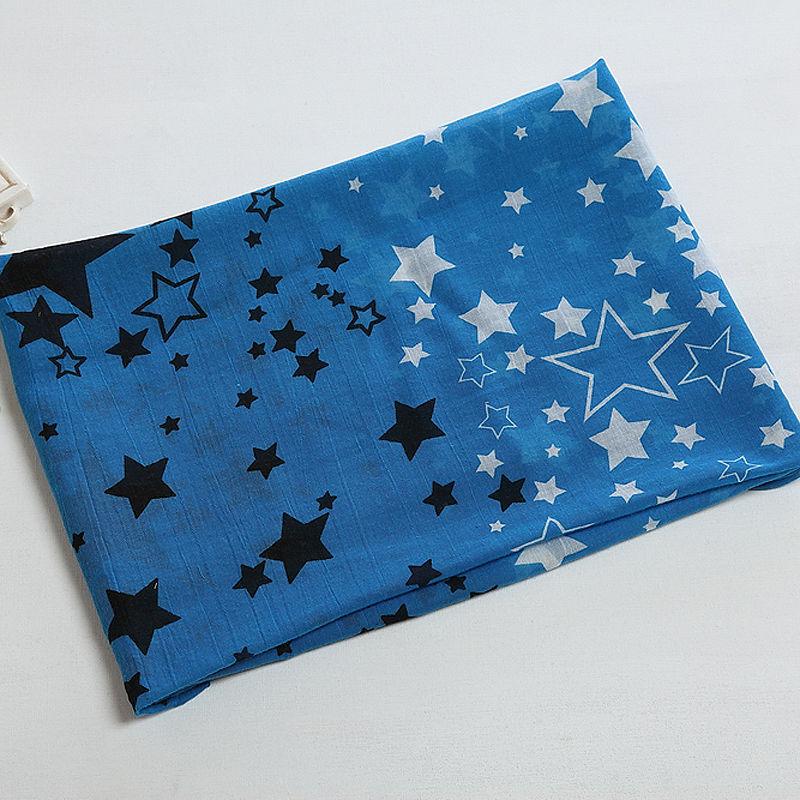 New Style Big Size Brand New Voile Star Scarf Color Blue Fashion Shawls, Lady Scarf, Polyester Scarf