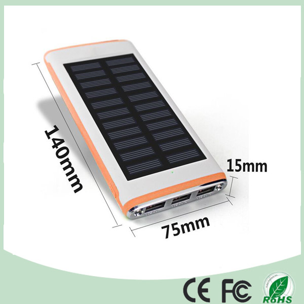 Ultra Thin 3 USB Solar Battery Power Bank Charger for Mobile Phone and Laptop (SC-7688)