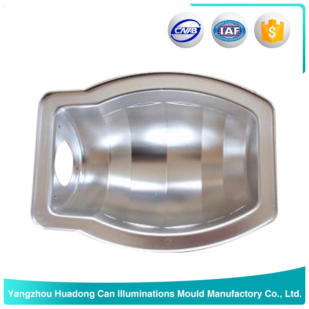 Anodized street light lamp housing safety reflector