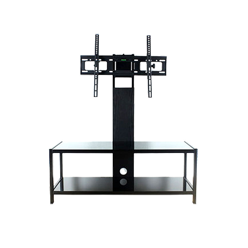 Height Adjustable Glass TV Stand (TS019)