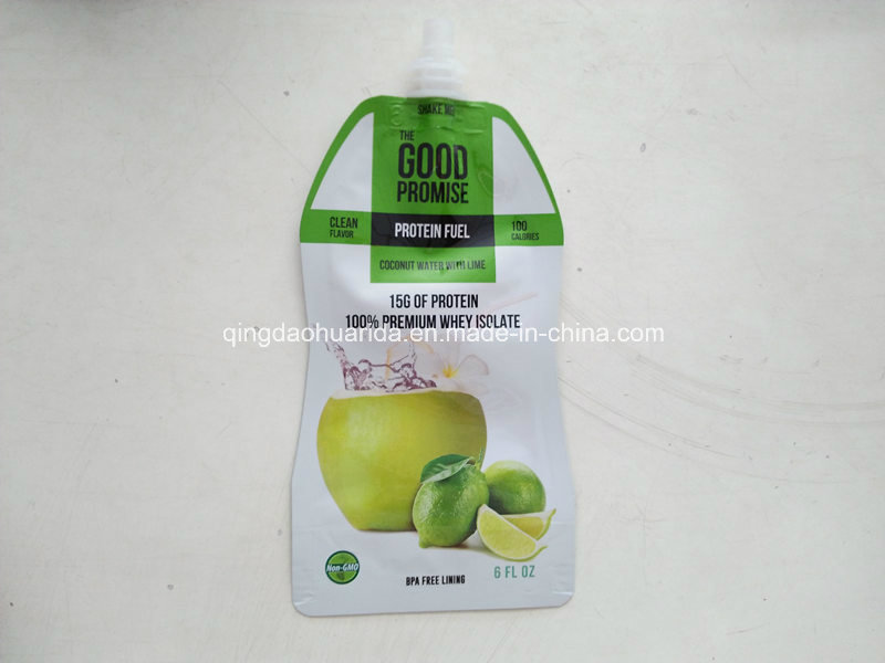 Spouted Plastic fruit Jelly Beverage Packaging Bag