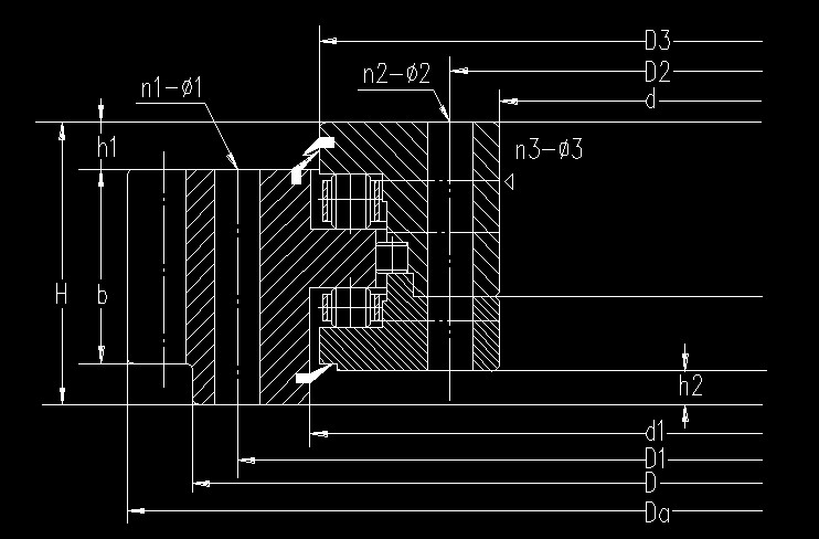 Slewing Bearing for Ship Loaders and Ship Unloaders Machines 132.45.2000