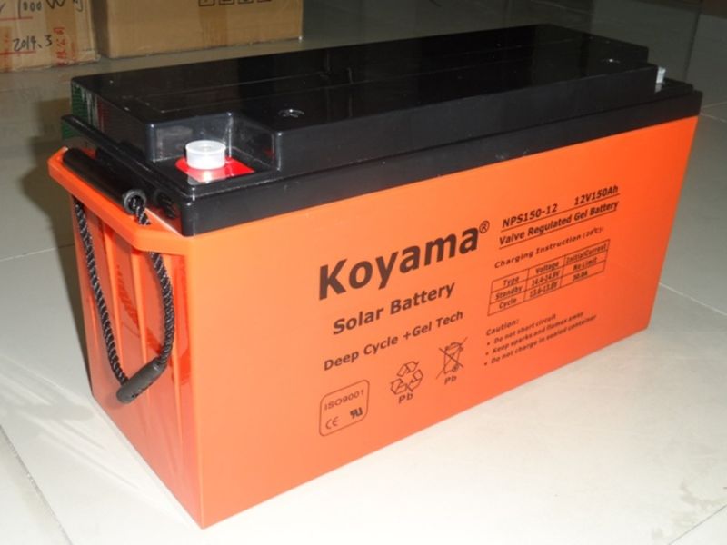 China Factory 150ah 12V Deep Cycle Gel Battery Solar Farm Battery