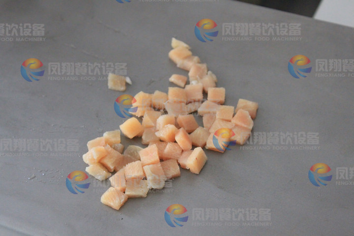 Automatic High Speed Diced Meat Machine Chicken Dicing Machine