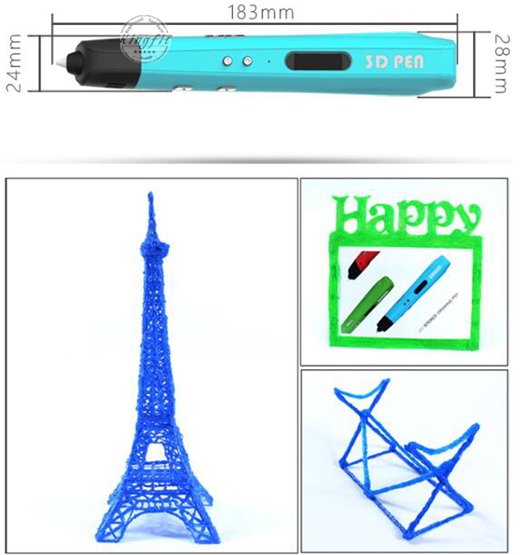 New Kids Gift Toy 3D Printing Pen Drawing in 3D