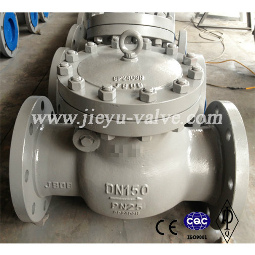 Pn25 Dn150 Carbon Steel Wcb Swing Check Valve