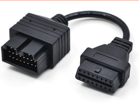 KIA 20 Pin to 16 Pin OBD2 Obdii OBD 2 II Female Adapter Car Connector Cable KIA 20pin Cable