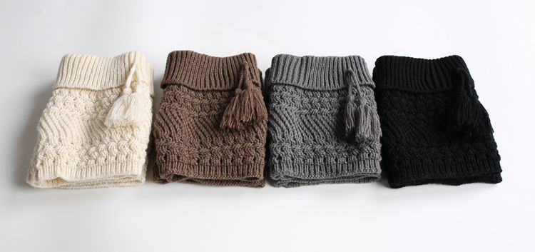 Cheap Fashion Woolen Felt Hand Knitted Leg Warmers Factory Wholesale Sales (accept custom)