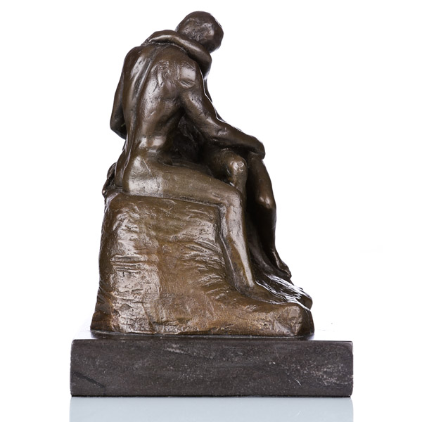 Classical Bronze Sculpture The Kiss Decor Brass Statue TPE-186