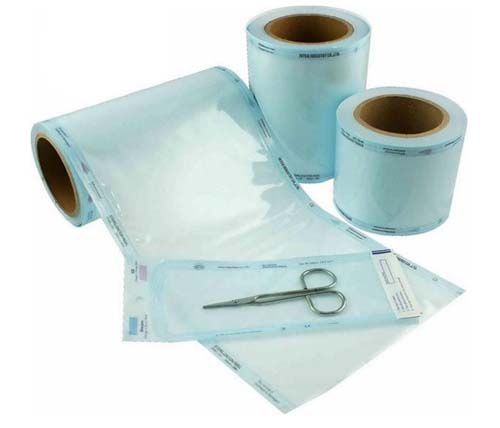 Heat Sealing Sterilization Flat Reel Gusseted Roll