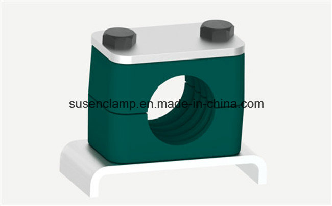 Clamp for Pipe with Angle Iron Base Plate