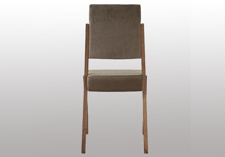 Solid Wooden Fabric Dining Chair with Famous Design