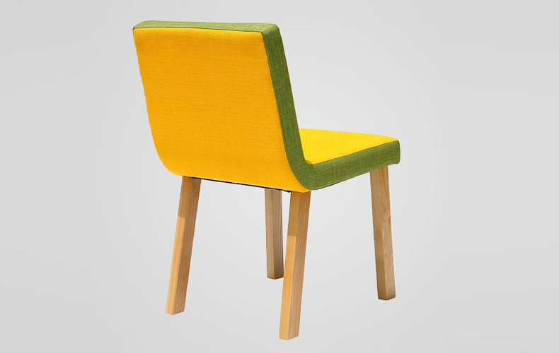 Colorful Fabric Wooden Dining Chairs with New Design