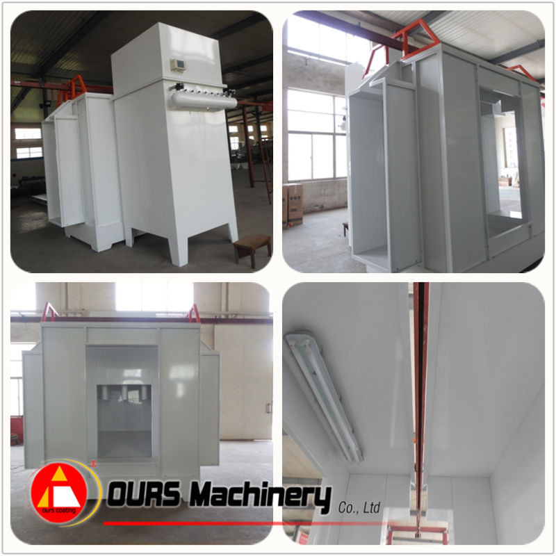 Automatic/ Manual Powder Coating Booth for Large Powder Coating Plant