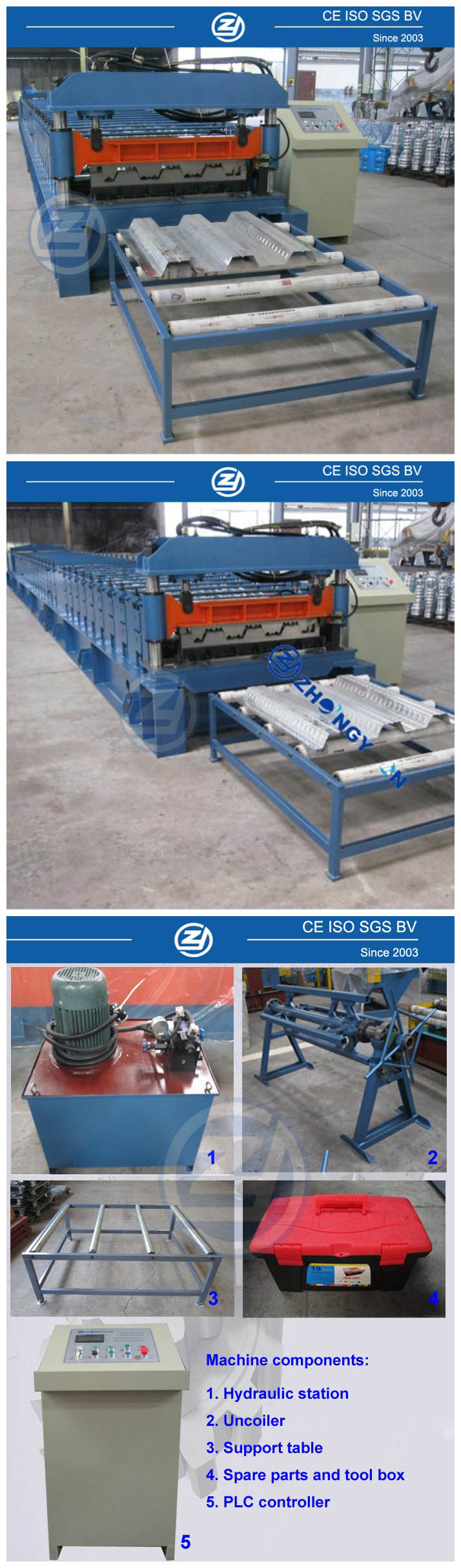 Floor Decking Roll Forming Machine China