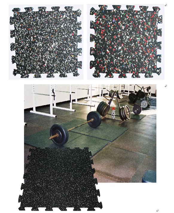 Interlocking Rubber Mat, Rubber Titles