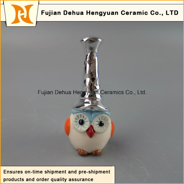 New Design Ceramic Hand-Made Colorful Owl