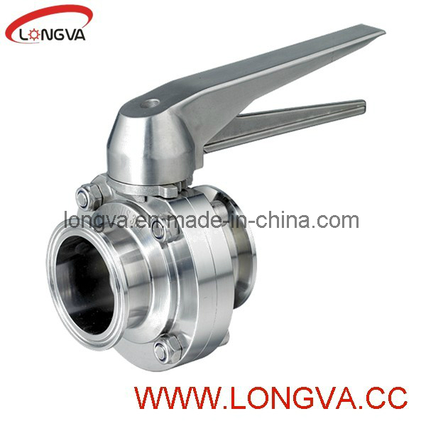 Stainless Steel Triclampe Butterfly Valve