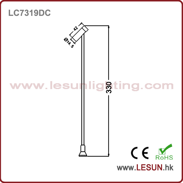 Energy Saving Recessed Instal 1W Standing Spotlight for Cabinet LC7319DC