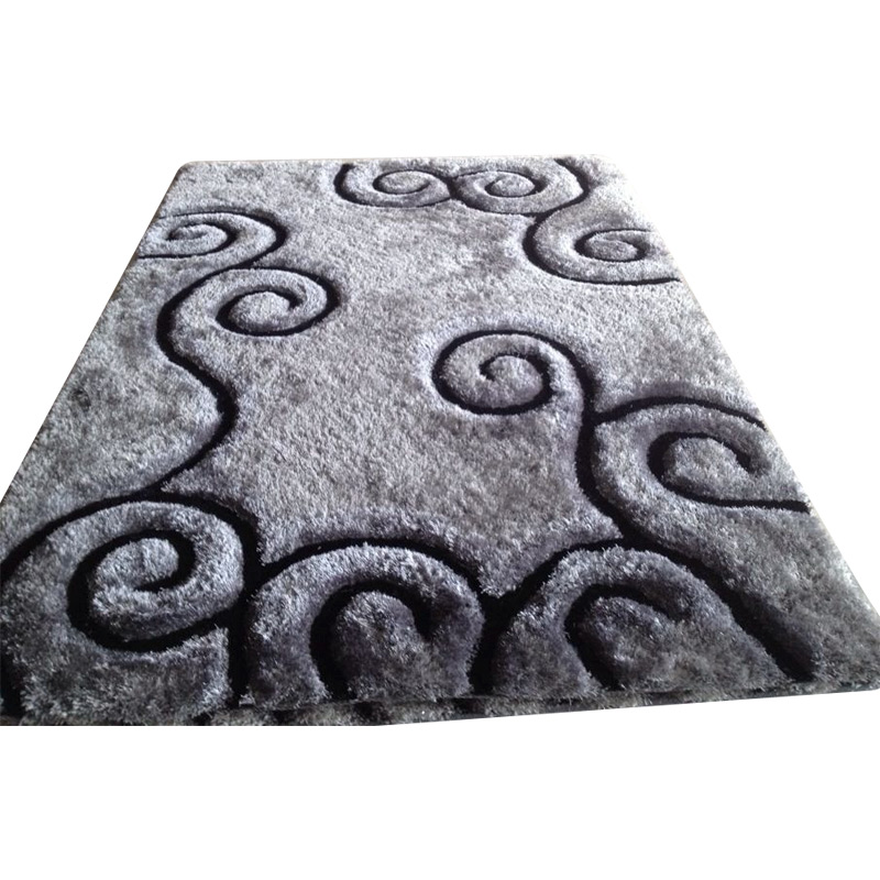 Polyester Modern Shaggy Rugs with 3D Effects