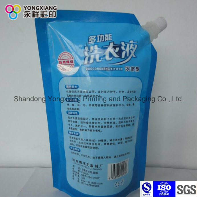 Customized Stand up Launddry Detergent Packaging Bag