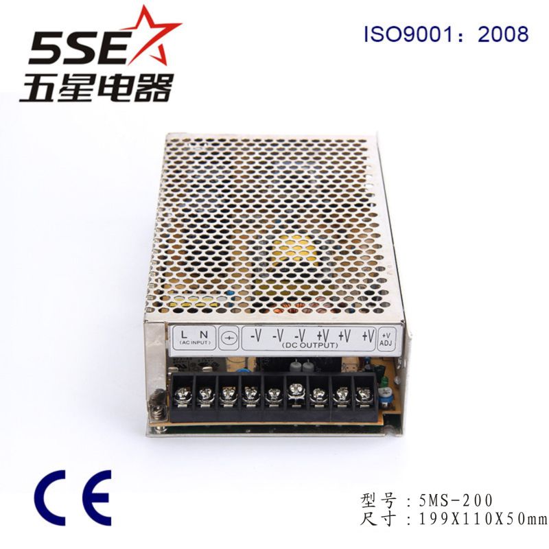 5ms-250-24 AC/DC Power Supply Switch 24V 250W DC Power Supply 24VDC Constant Voltage LED Driver