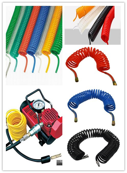 Best Quality PU Air Brake Coil Hose with Fittings