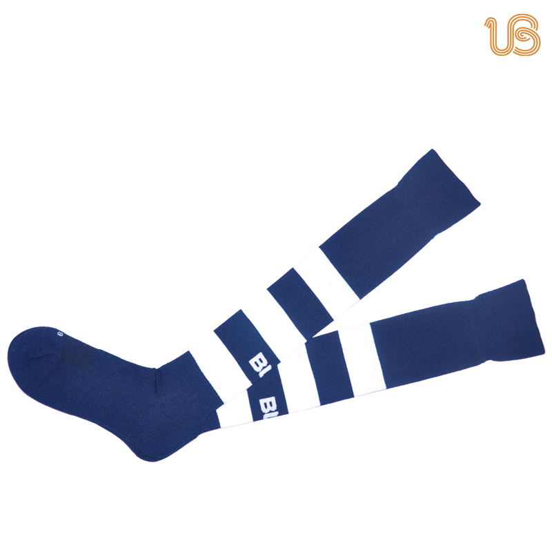 Stripe Designed Men's Nylon Football Sock