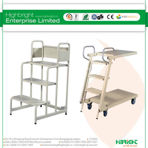 Supermarket Platform Step Ladder Truck Trolley