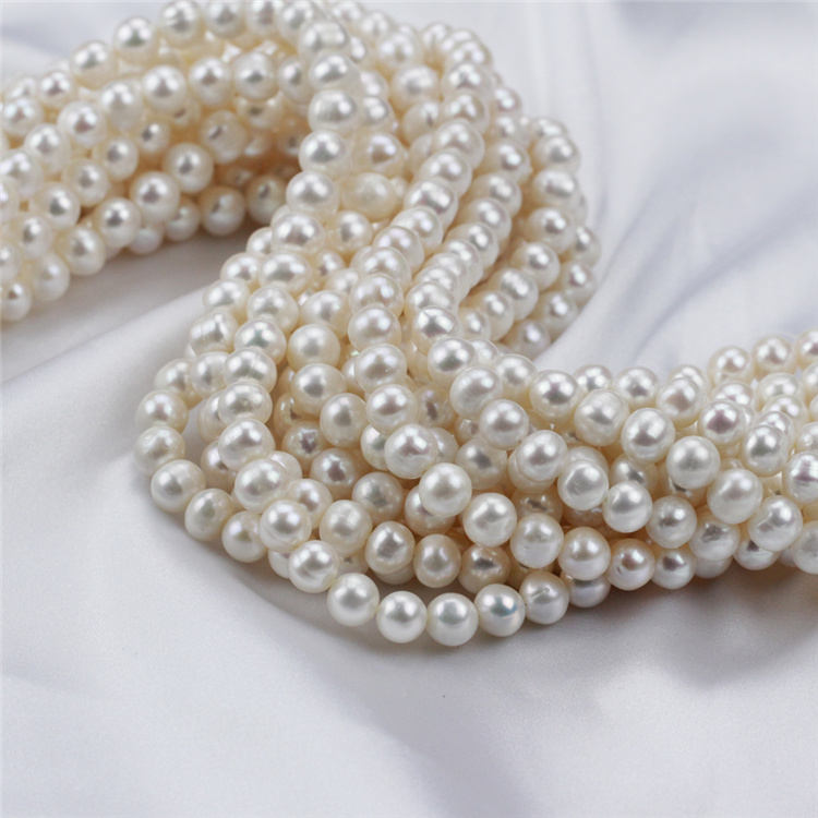 8-9mm Wholesale Price Natural White Cultured Ivory Pearl Bead