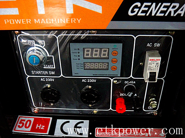 2014 New White Portable Diesel Generator (Digital Panel)