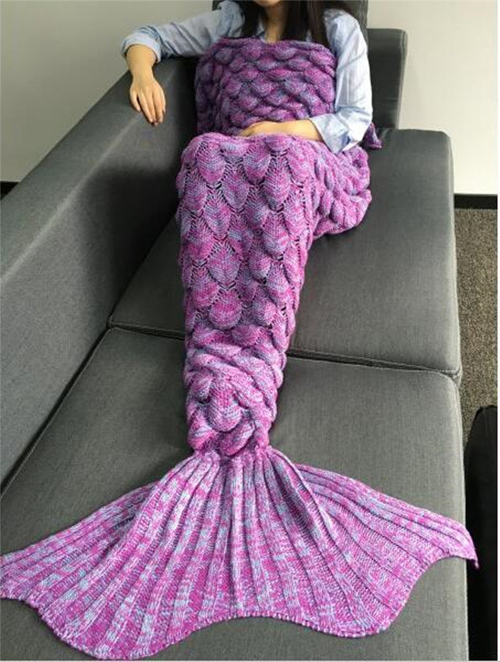 Mermaid Tail Blanket Princess Cosyplay Snuggle Fleece / Handcrafted Blanket Fancy Dress All Season