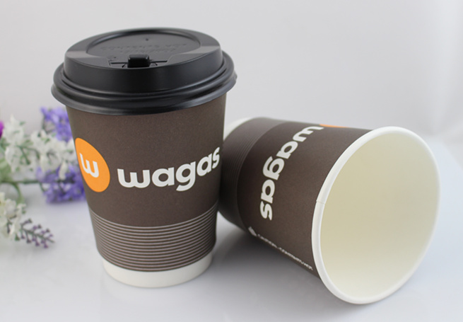 8oz 12oz 16oz Disposable Double Wall Printed Paper Cup Paper Coffee Cup