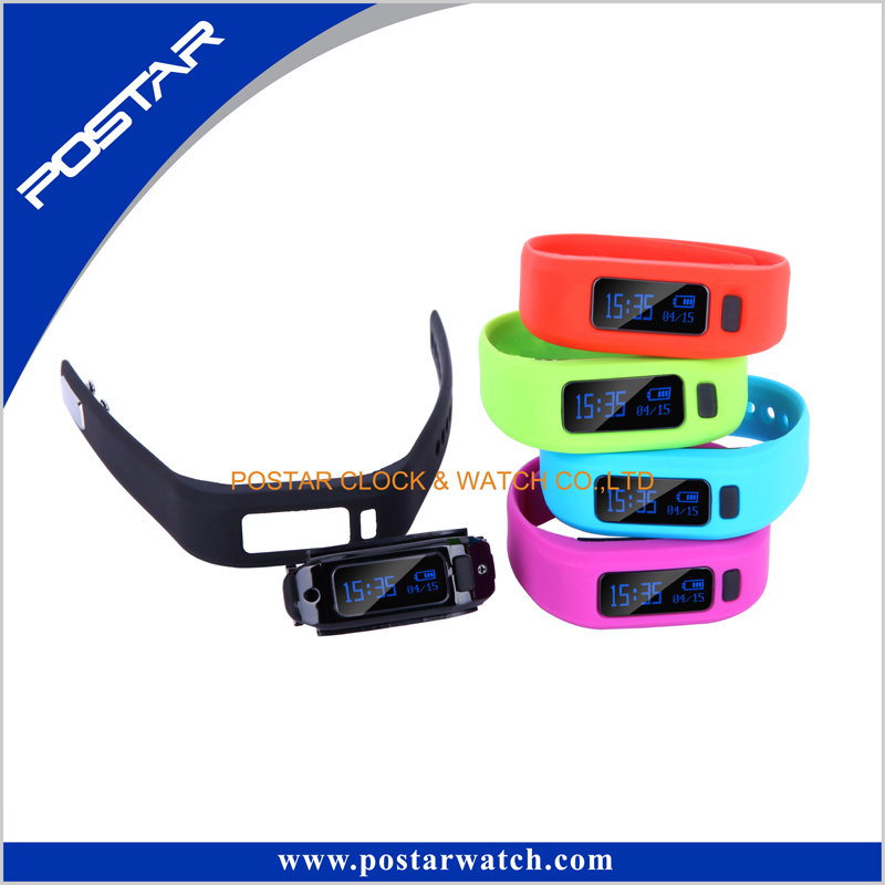 Heart Rate Monitor Pedometer Smart Phone Wrist Watch Mobile Phone Silicone Band