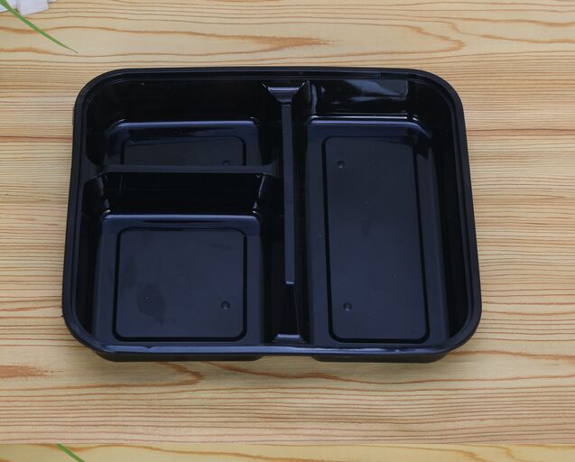 Three Compartments Rectangular Microwave /Take Awy/Fast Food Container