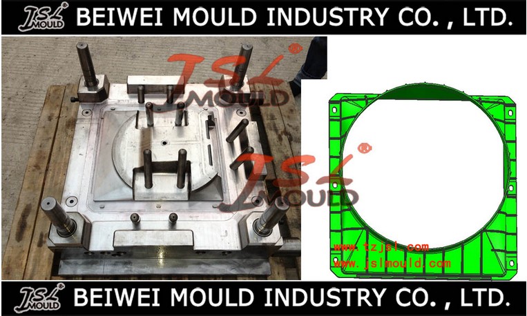 Customized Injection Plastic Radiator Fan Shroud Mould