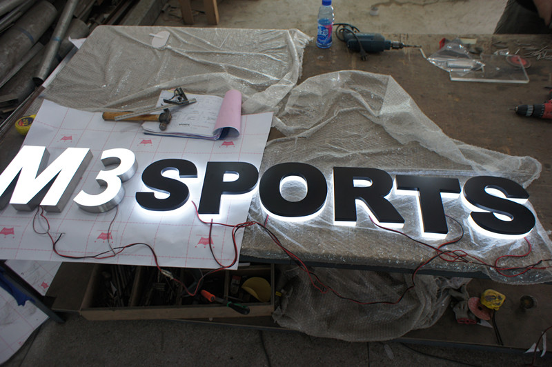 Stainless Steel Fabricated Facelit Channel Letters and Signs