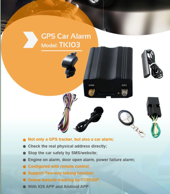 Satellite Antenna Vehicle GPS Tracker Better Than Coban (TK103-KW)