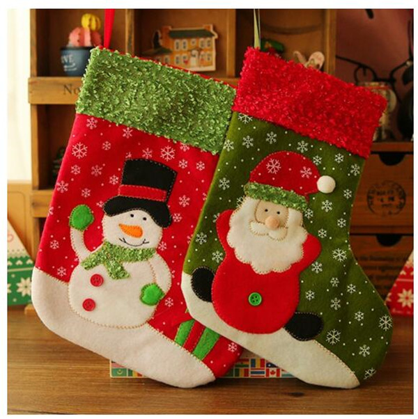 Fast Delivery Snowflake Christmas Stockings (80011-1)