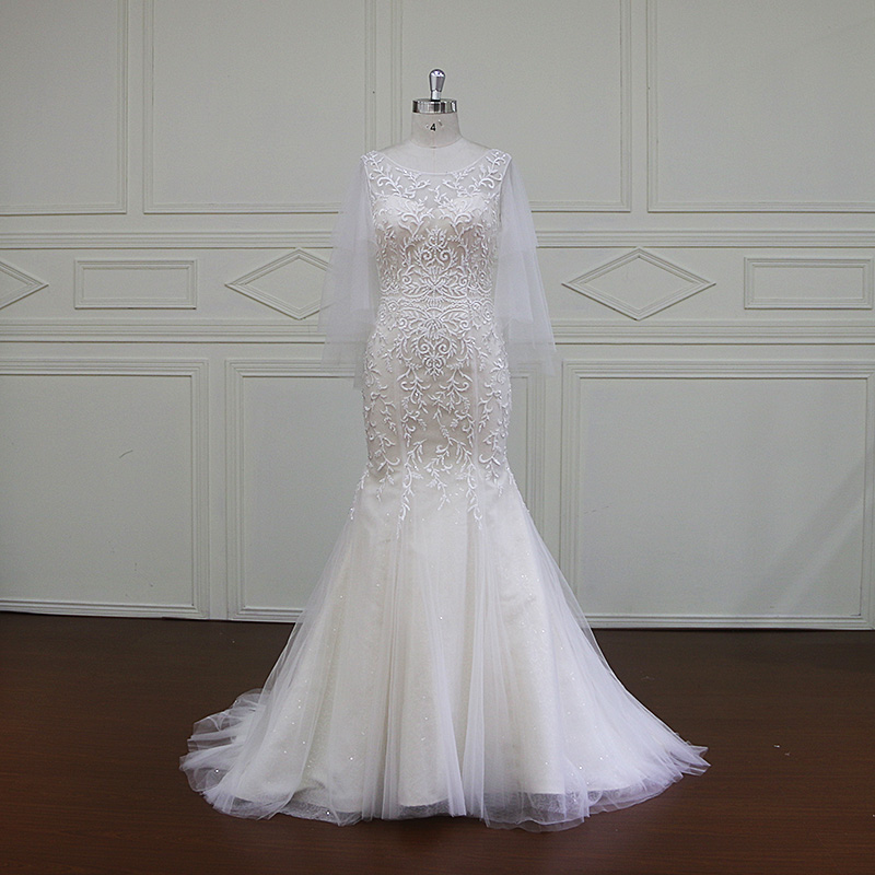 Heavy Beading Embroidery Bridal Dress